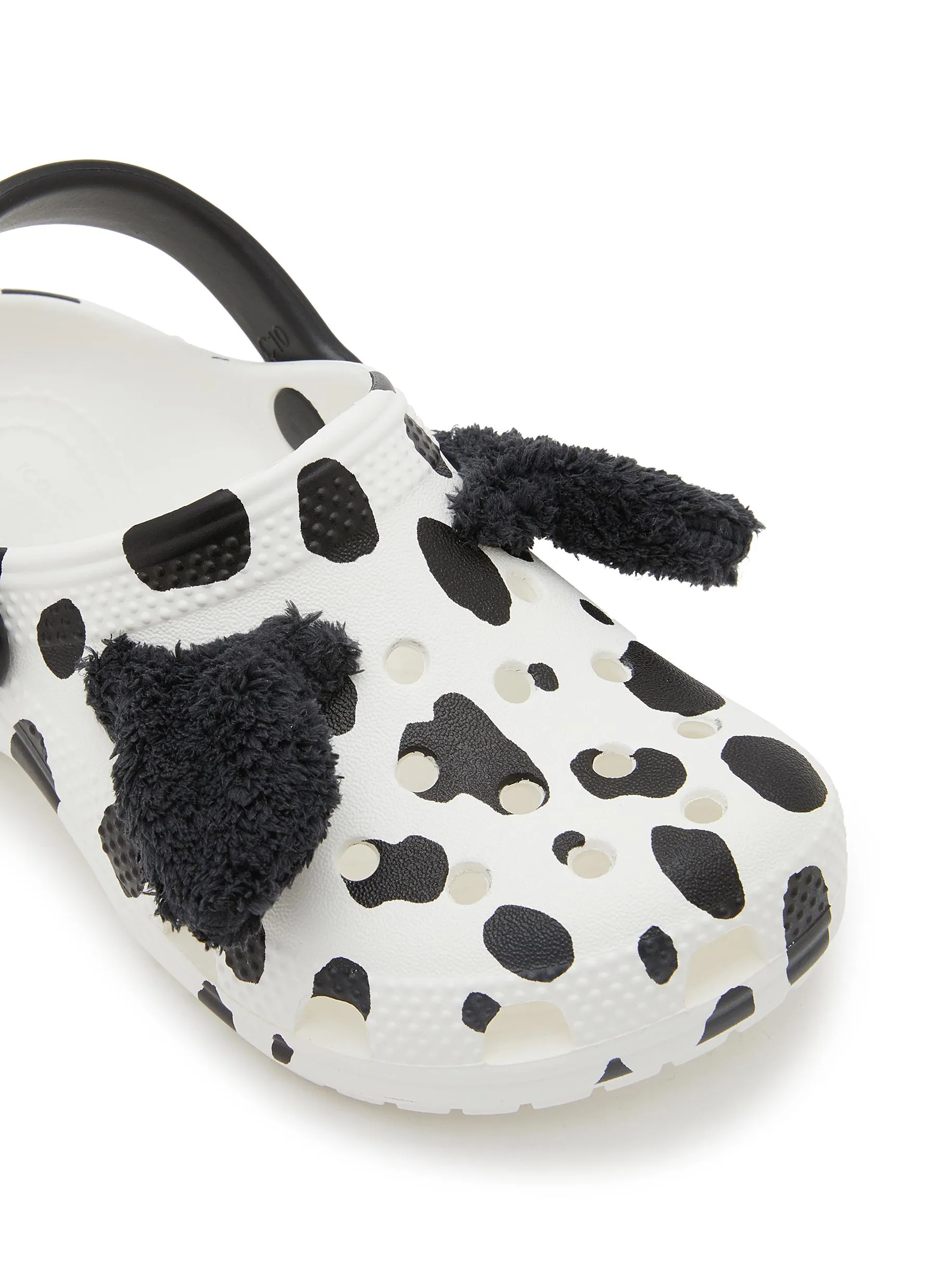 -----------CROCS  ---- ------------ ----Classic Clog Toddlers Dalmatian Print Sandals --