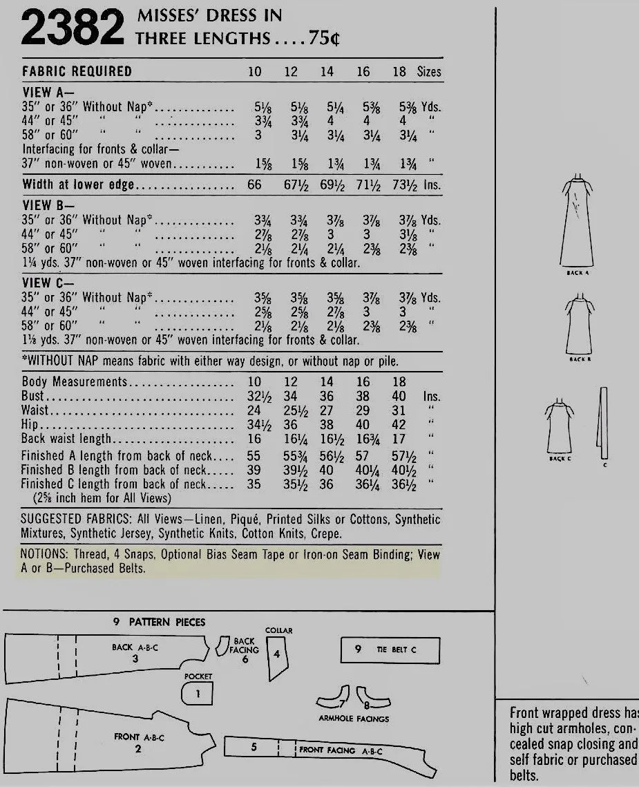 1970s CHIC Mod WRAP Dress Pattern McCALLS 2382 Mini, Regular and MAXI Dress Perfect CruiseWear Bust 32 Vintage Sewing Pattern UN