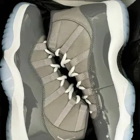 2021 Nike Air Jordan 11 XI Retro Cool Grey 1.5Y/2.5Y Whi...