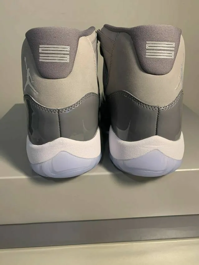 2021 Nike Air Jordan 11 XI Retro Cool Grey 1.5Y/2.5Y Whi...