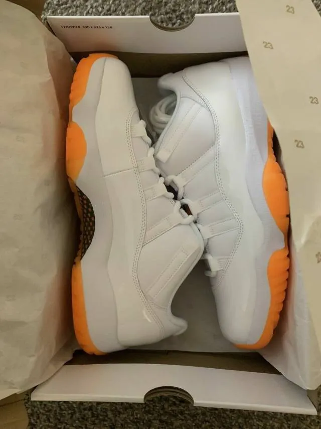 2021 WMNS Nike Air Jordan 11 XI Retro Low Bright Citrus ...