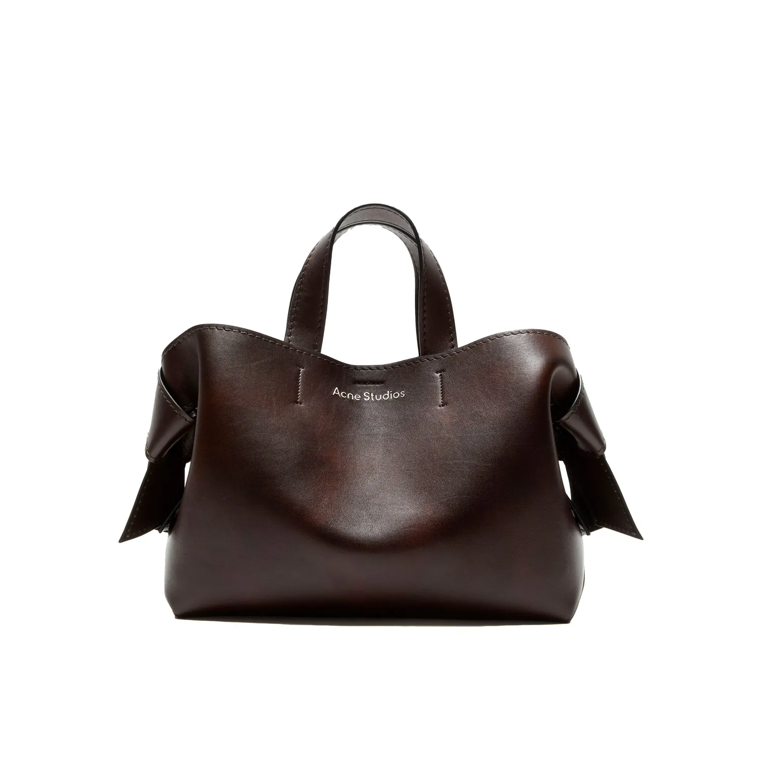 Acne Studios MUSUBI MID TOTE, Dark Brown 