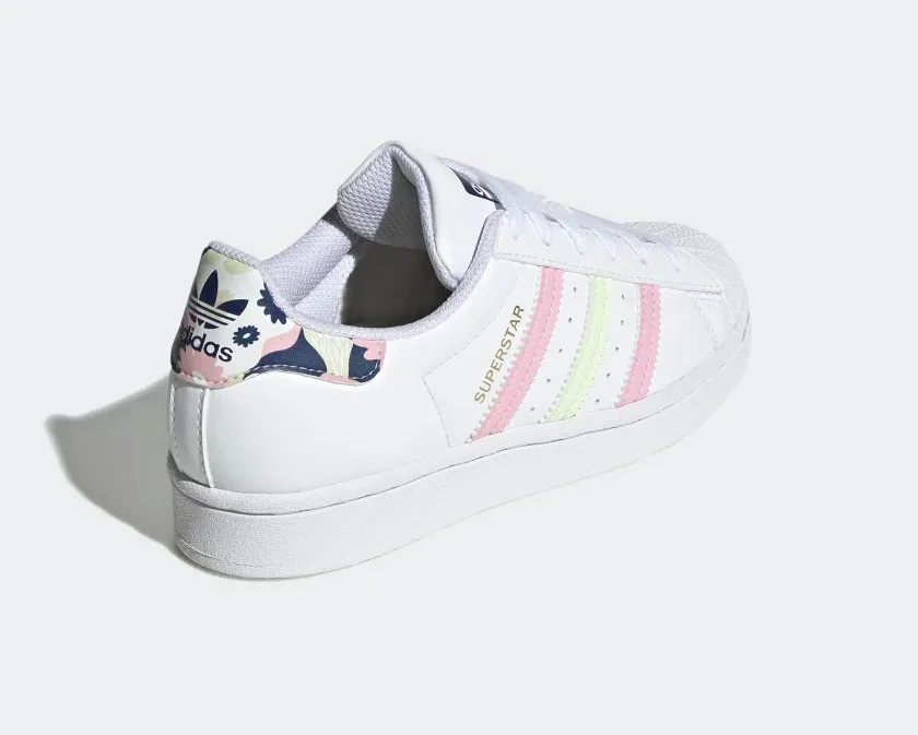 Adidas Original Superstar Cloud White Almost Lime True Pink GY3330