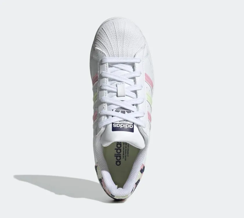 Adidas Original Superstar Cloud White Almost Lime True Pink GY3330