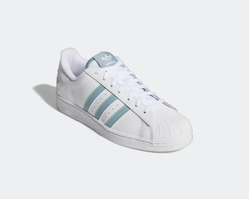 Adidas Original Superstar Cloud White Magic Grey Gold Foil GY0977