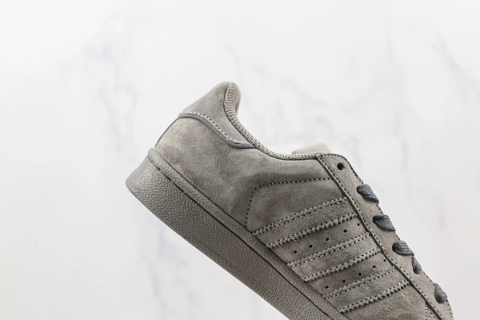 Adidas Originals SUPERSTAR Dark Grey Wolf Grey Suede BS9988