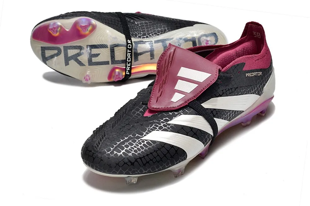 adidas Predator 30 Elite Fold-over Tongue FG 30th Anniversary - Core Black/Off White/Legacy Burgundy