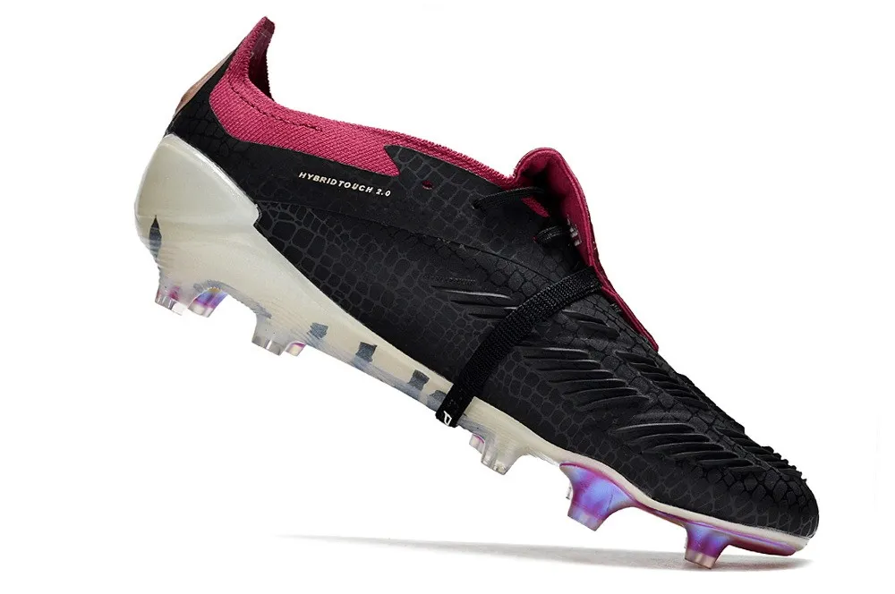 adidas Predator 30 Elite Fold-over Tongue FG 30th Anniversary - Core Black/Off White/Legacy Burgundy