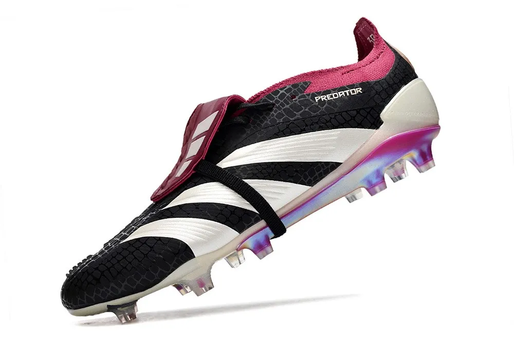 adidas Predator 30 Elite Fold-over Tongue FG 30th Anniversary - Core Black/Off White/Legacy Burgundy