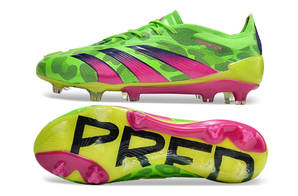 adidas Predator Elite FG 2024 Hype - Solar Green/Team Shock Pink/Lucid Lemon