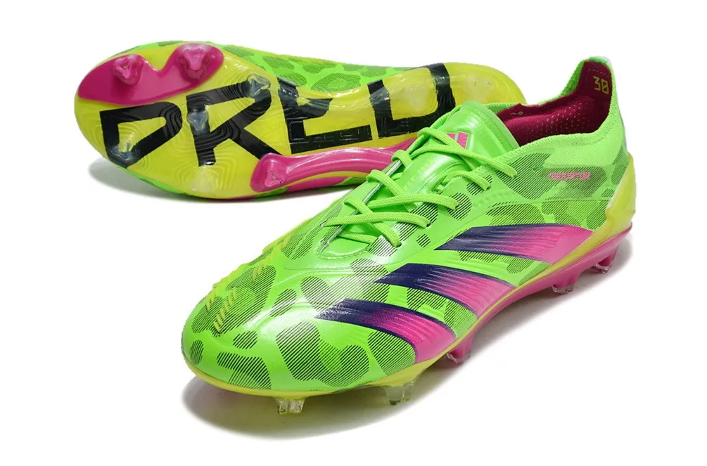 adidas Predator Elite FG 2024 Hype - Solar Green/Team Shock Pink/Lucid Lemon