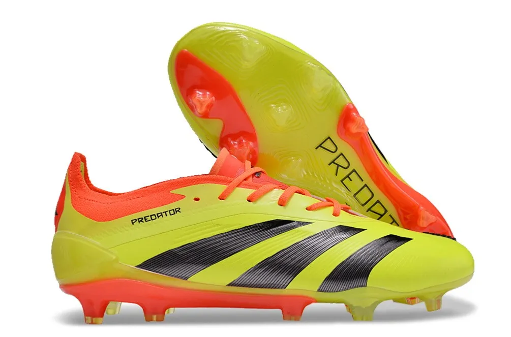 adidas Predator Elite FG 2024 Inverse - Electricity Yellow/Black/Solar Red