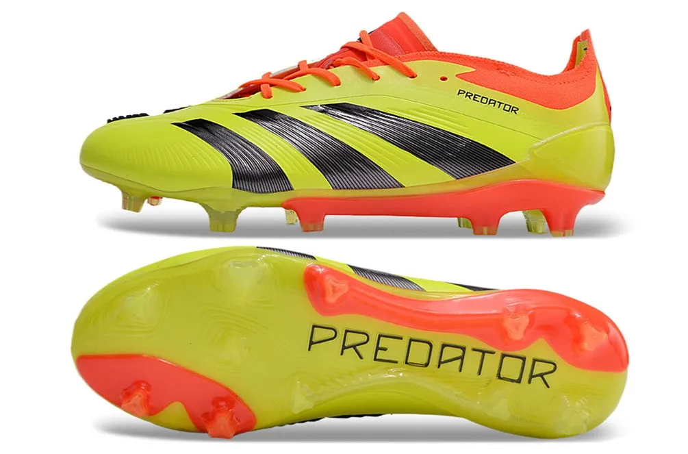 adidas Predator Elite FG 2024 Inverse - Electricity Yellow/Black/Solar Red