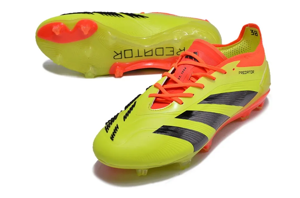 adidas Predator Elite FG 2024 Inverse - Electricity Yellow/Black/Solar Red