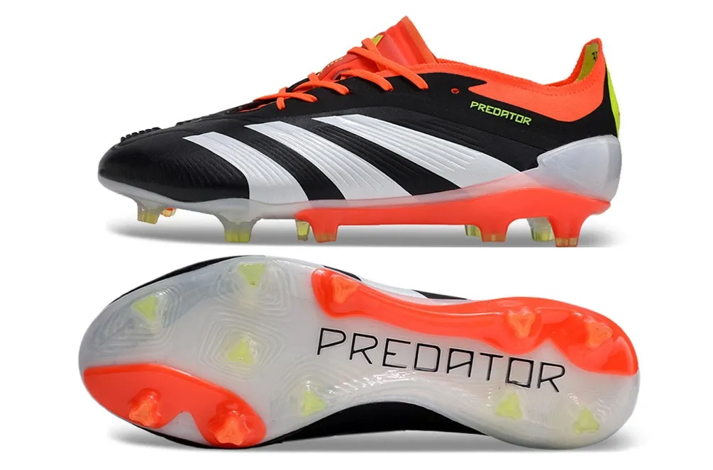 adidas Predator Elite FG Solar Energy - Core Black/White/Solar Red