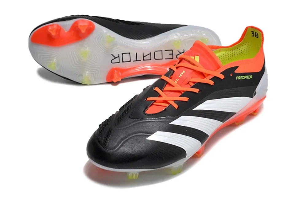 adidas Predator Elite FG Solar Energy - Core Black/White/Solar Red