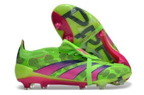 adidas Predator Elite Fold-over Tongue FG 2024 Hype - Solar Green/Team Shock Pink/Lucid Lemon