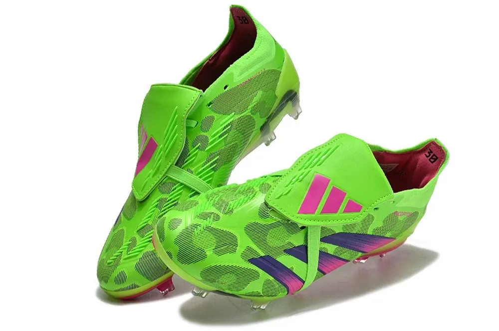 adidas Predator Elite Fold-over Tongue FG 2024 Hype - Solar Green/Team Shock Pink/Lucid Lemon