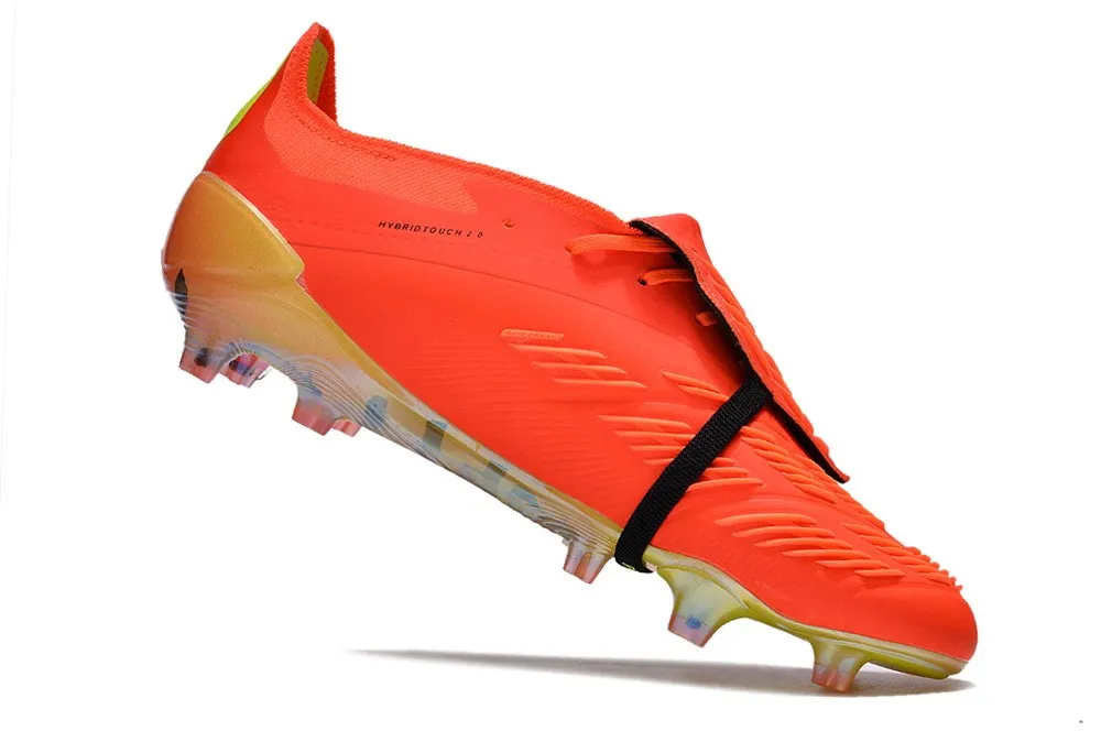 adidas Predator Elite Fold-over Tongue FG Predstrike - Solar Red/Black/Solar Yellow