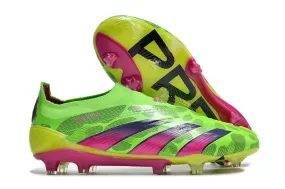 adidas Predator Elite Laceless FG 2024 Hype - Solar Green/Team Shock Pink/Lucid Lemon