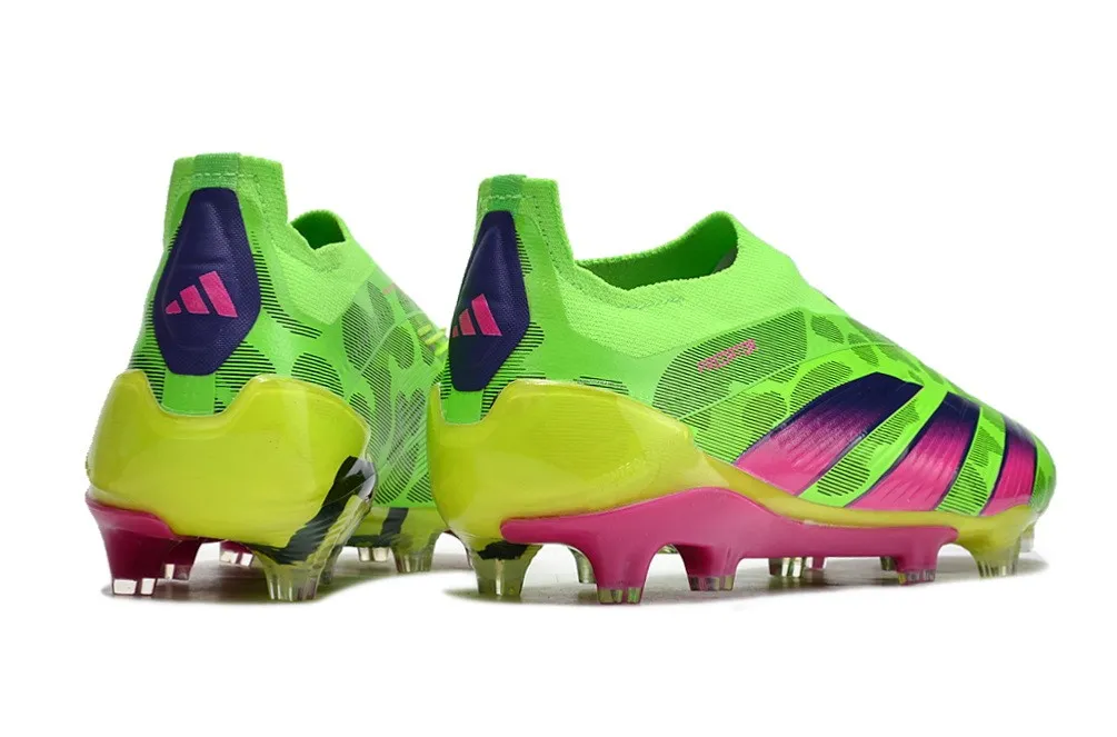 adidas Predator Elite Laceless FG 2024 Hype - Solar Green/Team Shock Pink/Lucid Lemon