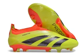 adidas Predator Elite Laceless FG 2024 Inverse - Electricity Yellow/Black/Solar Red