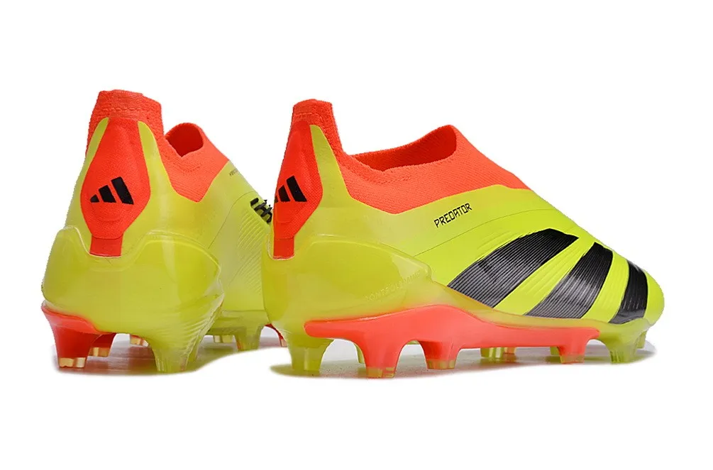 adidas Predator Elite Laceless FG 2024 Inverse - Electricity Yellow/Black/Solar Red