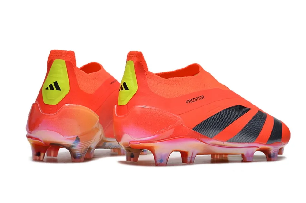 adidas Predator Elite Laceless FG Predstrike - Solar Red/Black/Solar Yellow