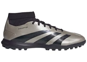 adidas Predator League Mid Turf Platinum Metallic Aurora Black Turbo