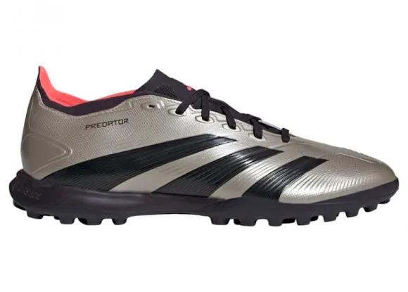 adidas Predator League Turf Platinum Metallic Aurora Black Turbo