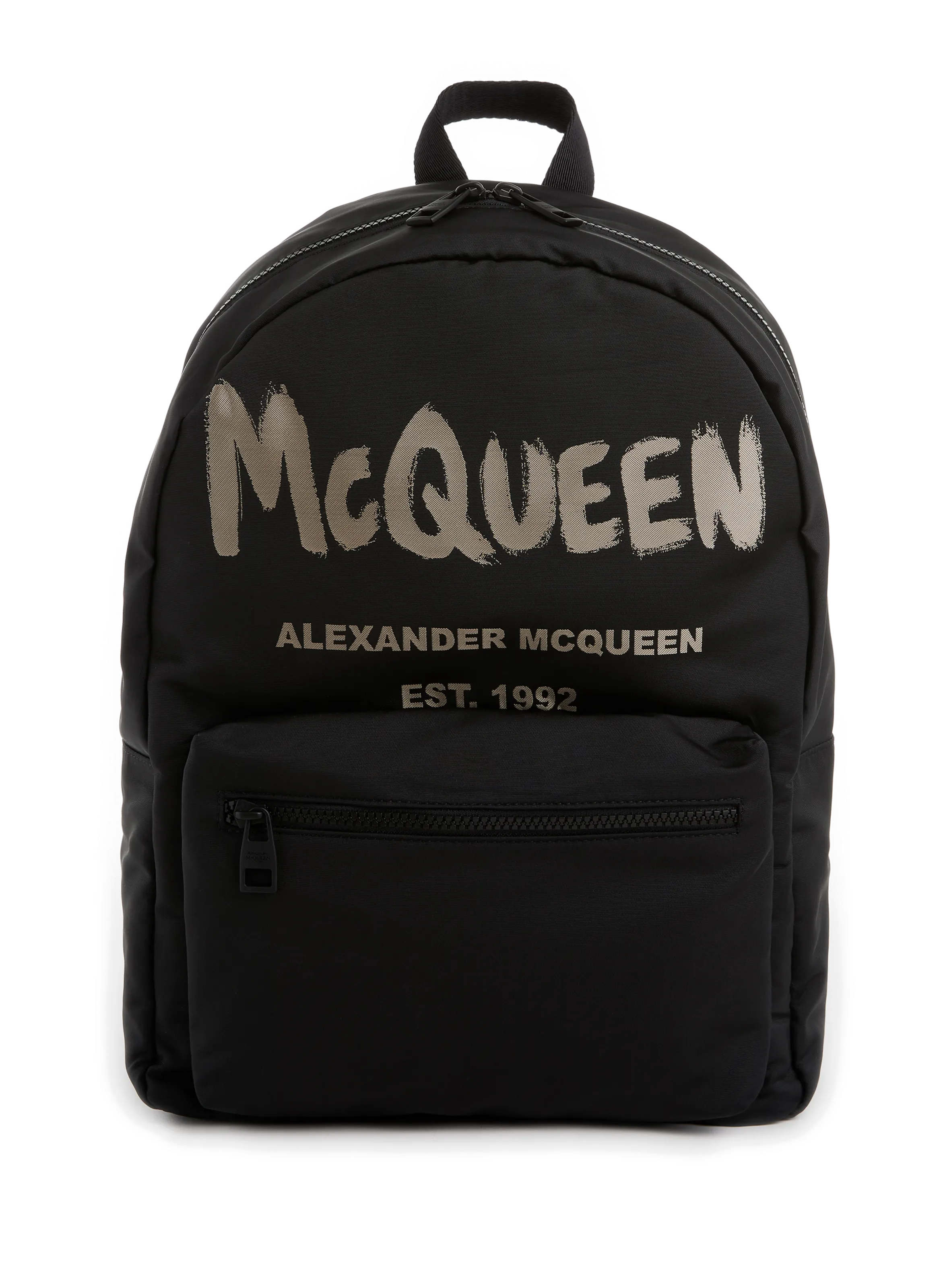 Alexander mcqueen  Metropolitan backpack with McQueen Graffiti - Black