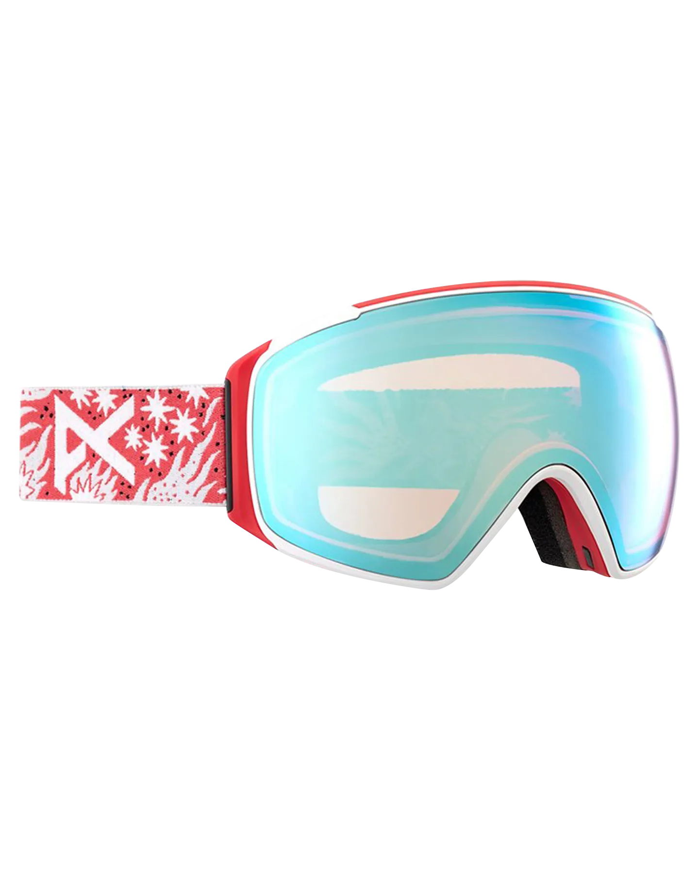 Anon M3 Low Bridge Fit Snow Goggles + Bonus Lens + MFI - Joshua Noom / Perceive Variable Blue