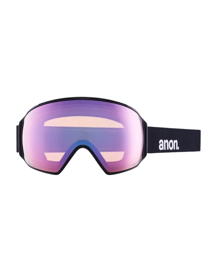 Anon M4 Toric Snow Goggles + Bonus Lens + Mfi Face Mask - Black/Perceive Variable Blue Lens