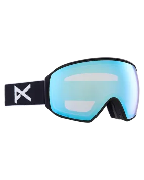 Anon M4 Toric Snow Goggles + Bonus Lens + Mfi Face Mask - Black/Perceive Variable Blue Lens