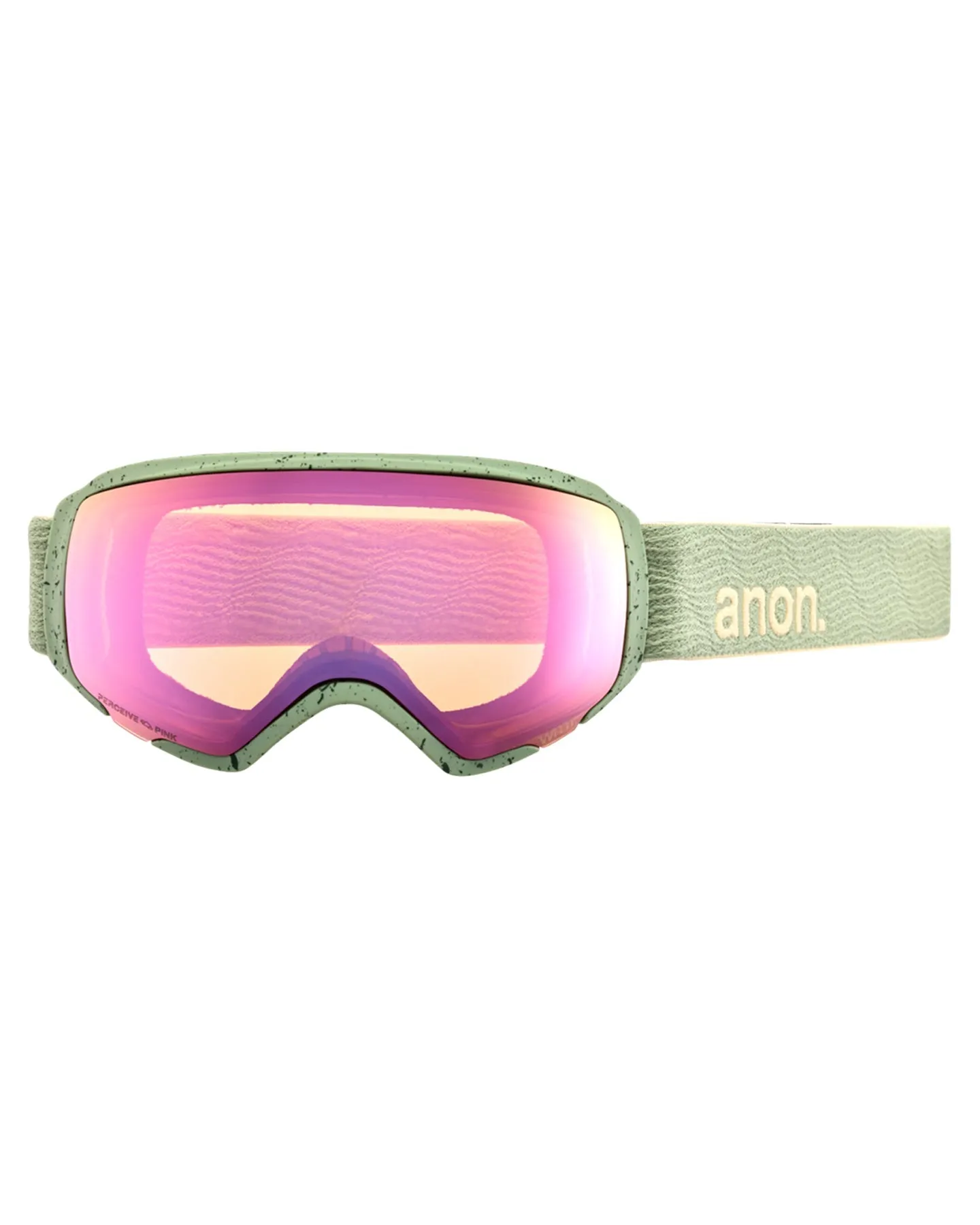 Anon WM1 Low Bridge Fit Snow Goggles + Bonus Lens + MFI - Hedge / Perceive Variable Green