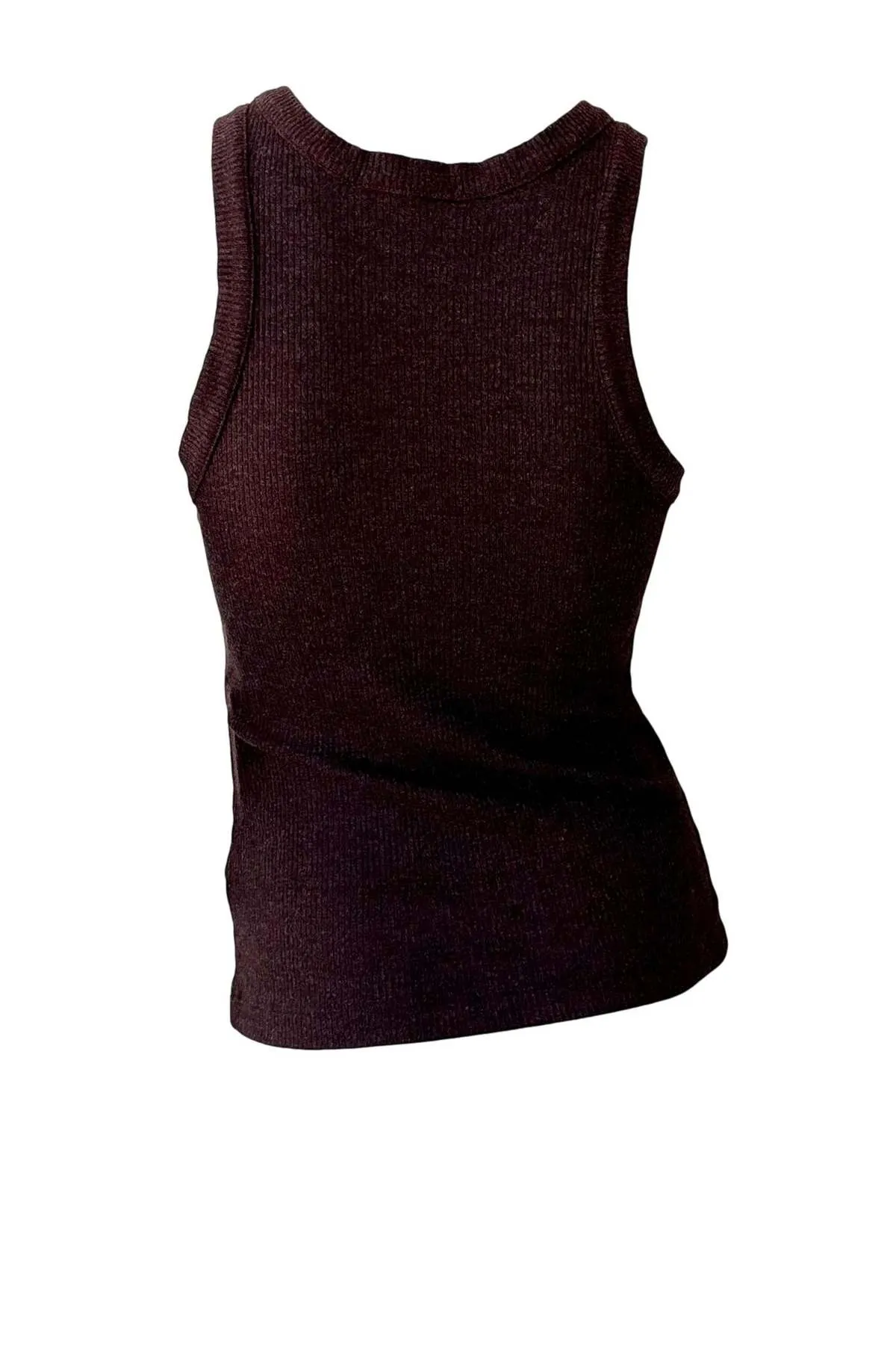 Bailey Rib Tank - Raisin