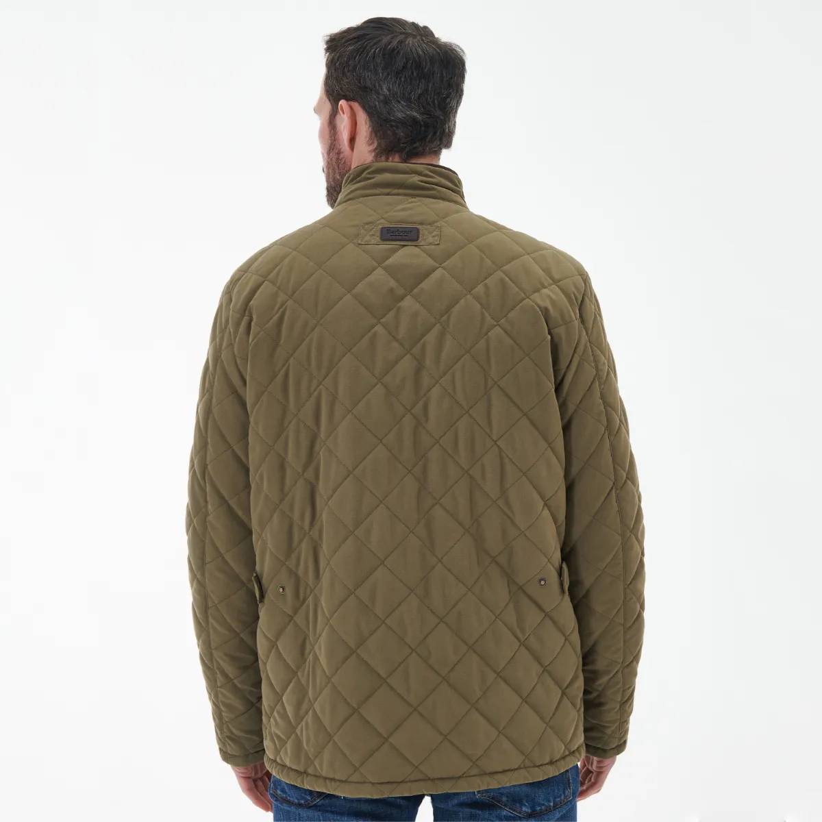 Barbour Waterproof Shoveler Quilted Men's Jacket | Clay