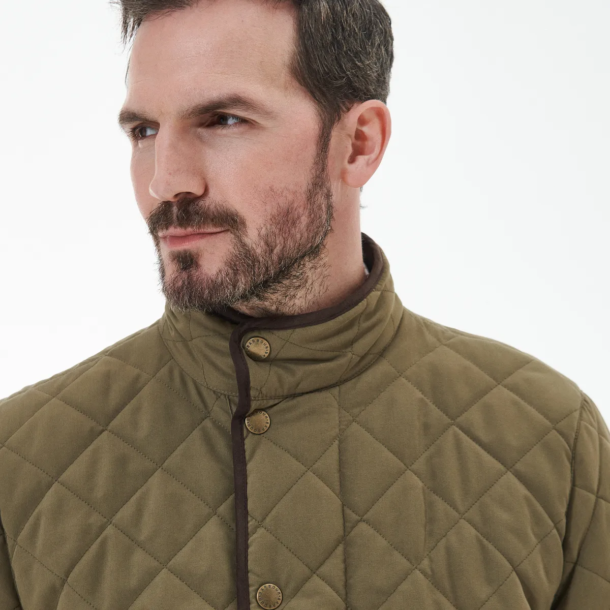 Barbour Waterproof Shoveler Quilted Men's Jacket | Clay