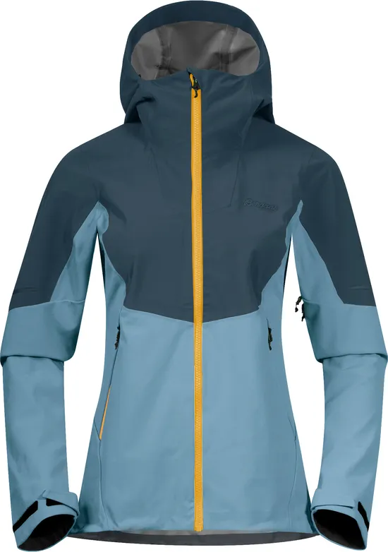 Bergans Women's Senja Hybrid Softshell Jacket Smoke Blue/Orion Blue/Light Golden Yellow | Buy Bergans Women's Senja Hy