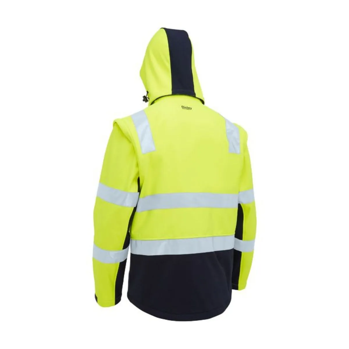 Bisley Taped Two Tone Hi Vis 3 in 1 Soft Shell Jacket BJ6078T