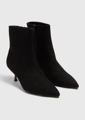 Black Point Heeled Ankle Boot