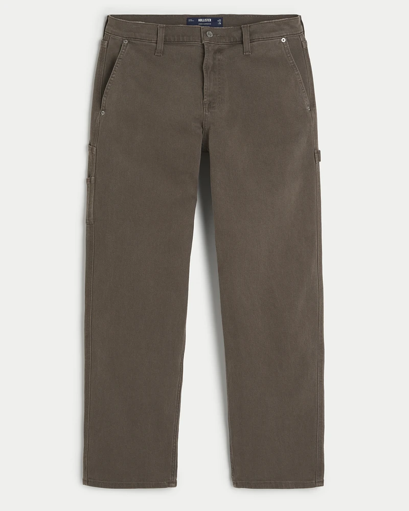 Brown Loose Carpenter Jeans