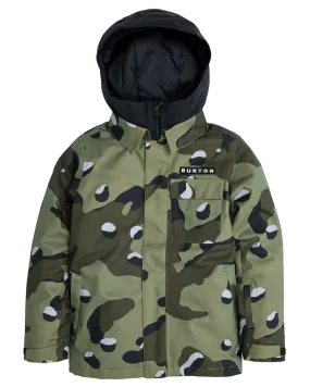 Burton Kids' Uproar 2L Snow Jacket - Forest Moss Cookie Camo