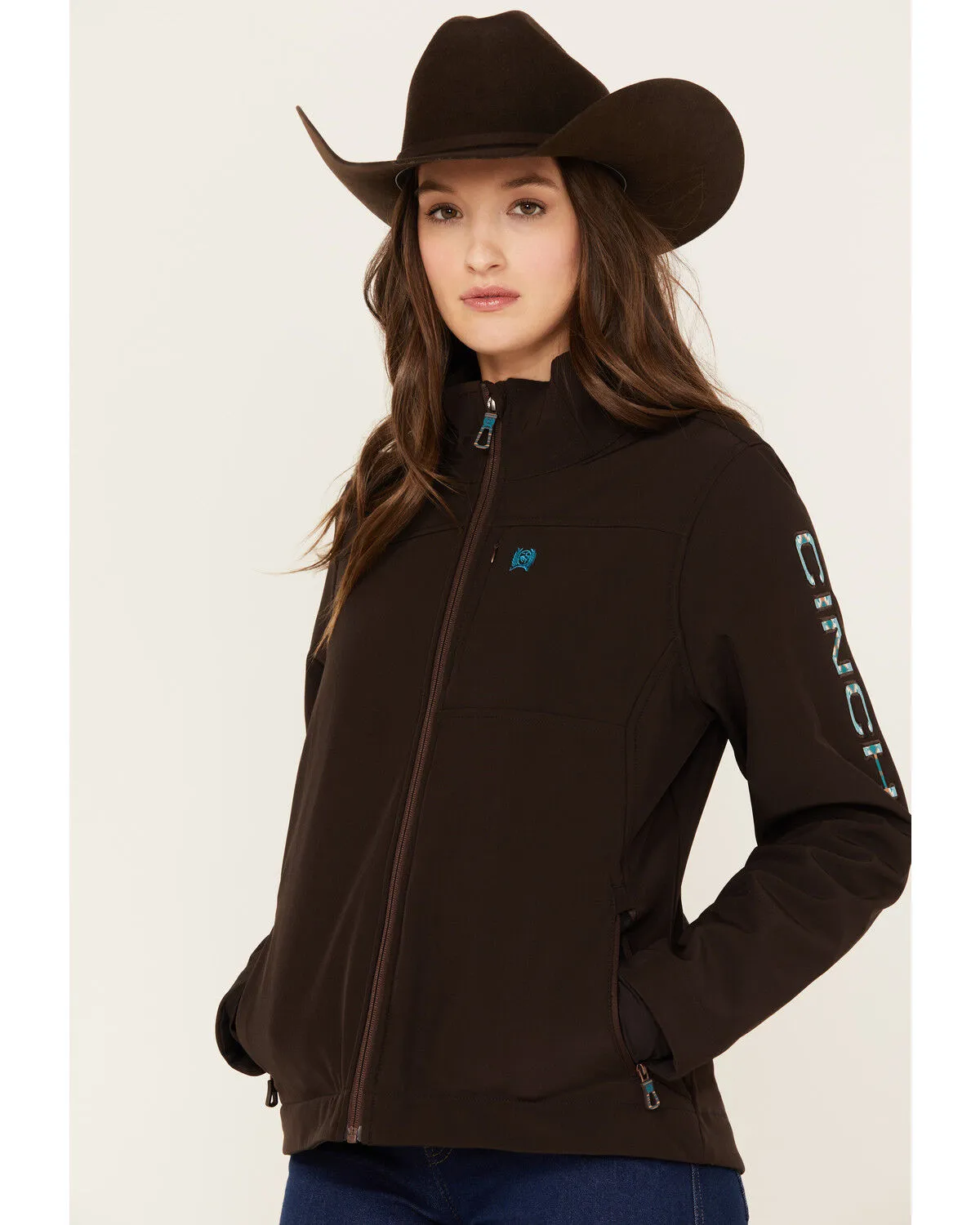 Cinch Women's Concealed Carry Logo Softshell Jacket