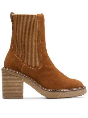 Clarks Cassiano Top Suede Ankle Boot - Brown