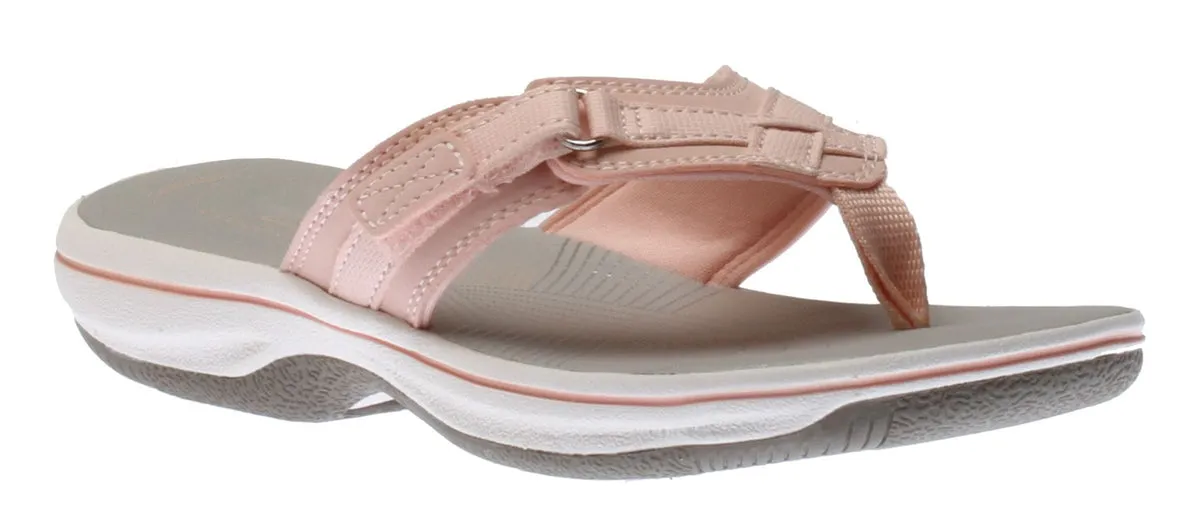 Clarks Womens Breeze Sea Sandals - Rose Blush