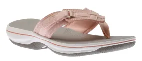 Clarks Womens Breeze Sea Sandals - Rose Blush