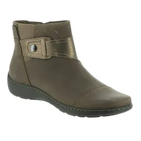 Clarks Women's Cora Tropic Boot Taupe Combination/Bronz