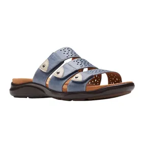 Clarks Women's Kilty Walk Slide Sandal Denim