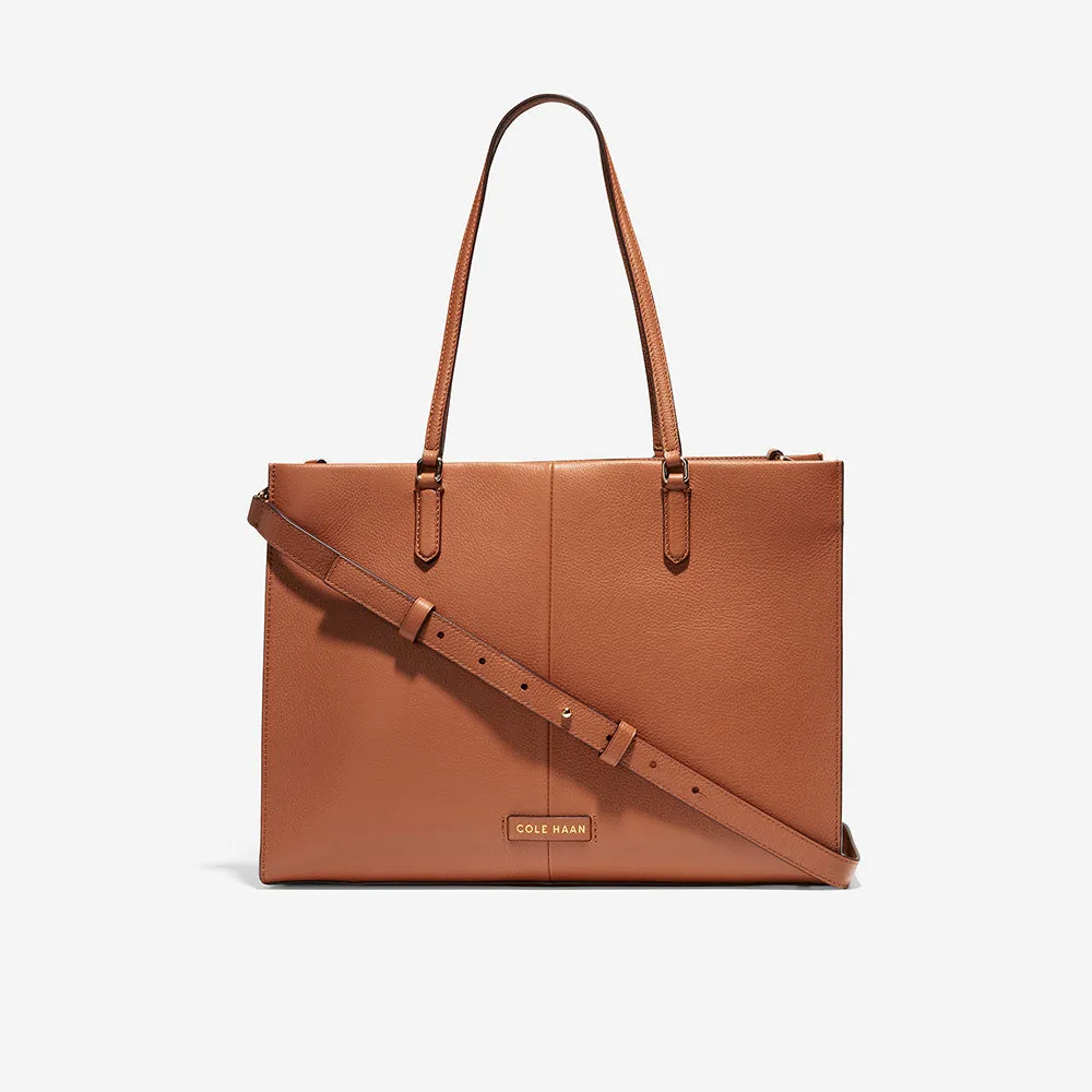 Cole Haan Three-In-One Tote British Tan/Misty Rose One Size